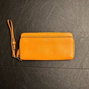 Coach wallet, orange